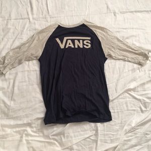 Vans 3/4 sleeve shirt